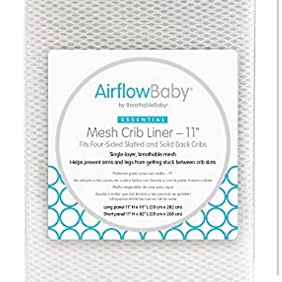 airflow baby Other Airflow Baby Mesh Crib Bumper Poshmark